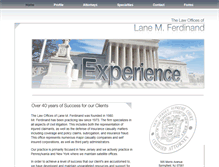 Tablet Screenshot of lmfdefense.com